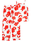 Red/White - Kid 2-Piece Floral Loose Fit Pajamas
