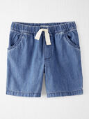 Spring Wash - Kid Organic Cotton Chambray Drawstring Shorts