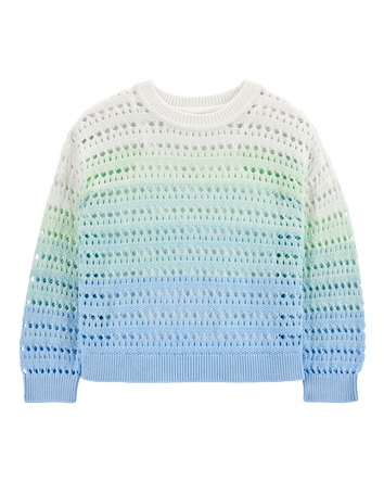 Kid Long-Sleeve Ombre Sweater, 
