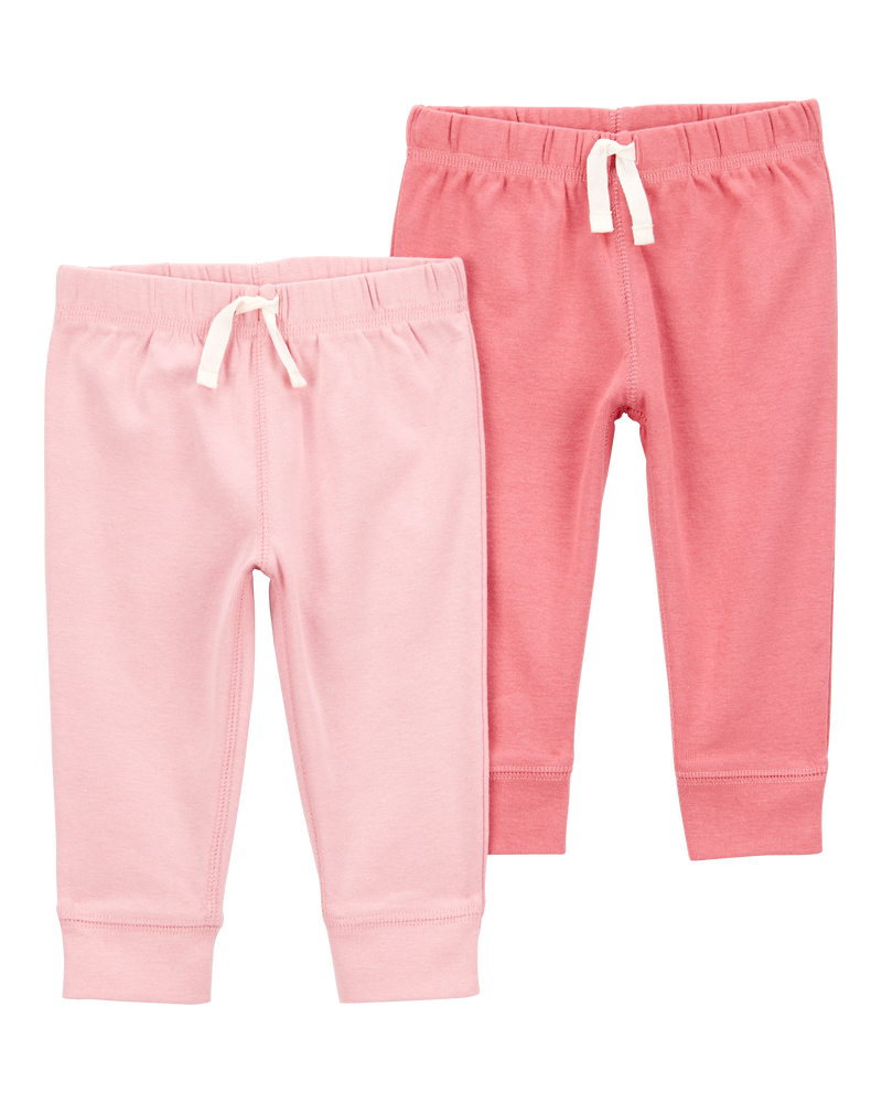 Baby 2-Pack Pull-On Pants, image 1 of 5 slides