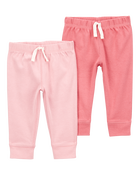 Baby 2-Pack Pull-On Pants, image 1 of 5 slides