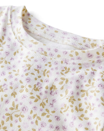 Toddler Organic Cotton  Pajamas in Botanic Muse Print, 