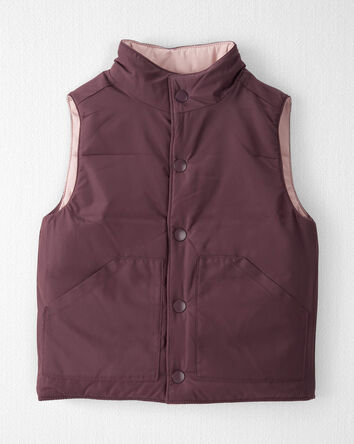 Toddler 2-in-1 Puffer Vest Made with Recycled Materials, 
