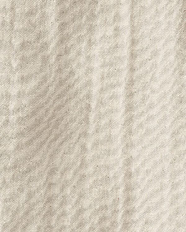 Ember Oatmeal Baby Organic Cotton Gauze Jumpsuit