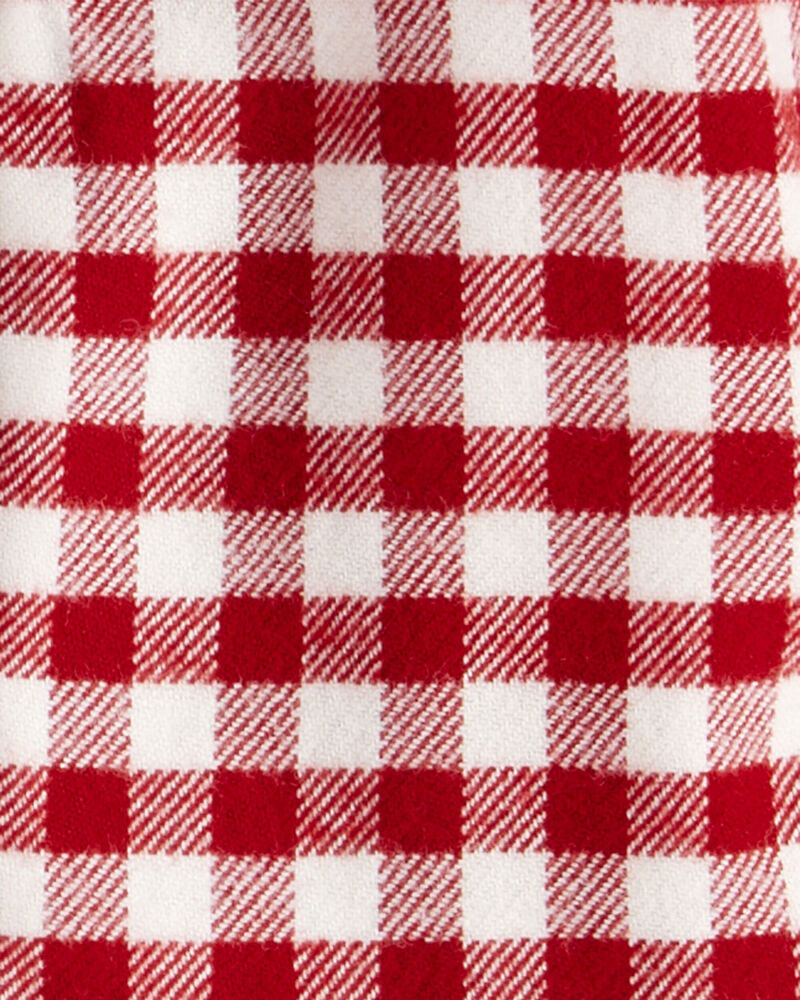 Baby Girl Organic Cotton Flannel Dress, image 5 of 7 slides