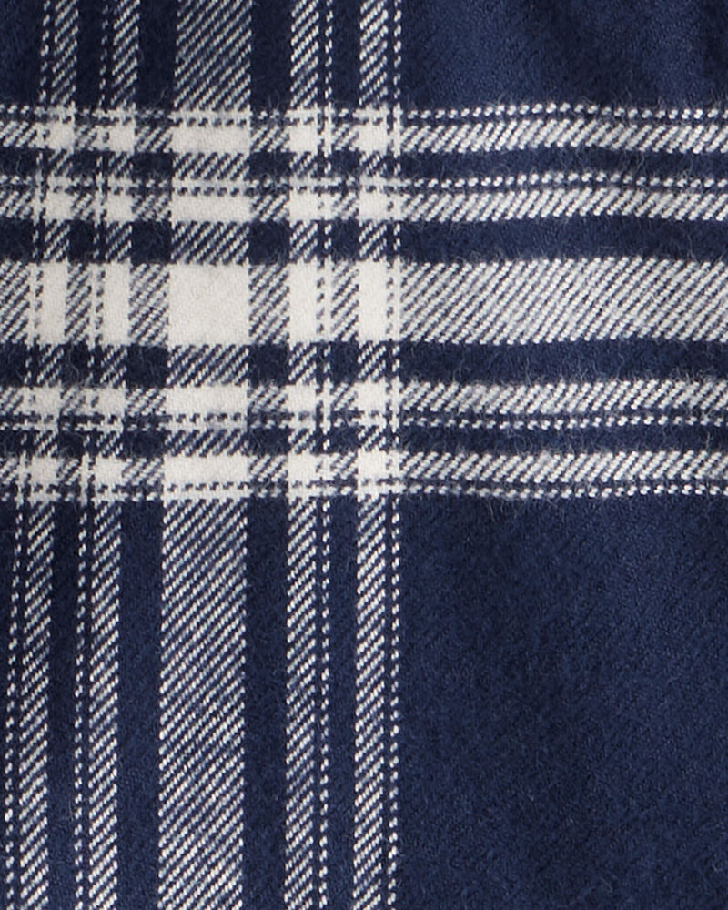 Baby Girl Organic Cotton Flannel Dress , image 5 of 7 slides