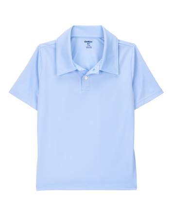 Kid Active Uniform Polo Shirt in Moisture Wicking BeCool™ Fabric - Blue, 