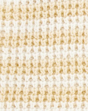 Baby Flutter Sleeve Knit Top - Yellow, 