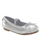 Toddler Ballet Slippers - Silver, image 1 of 7 slides