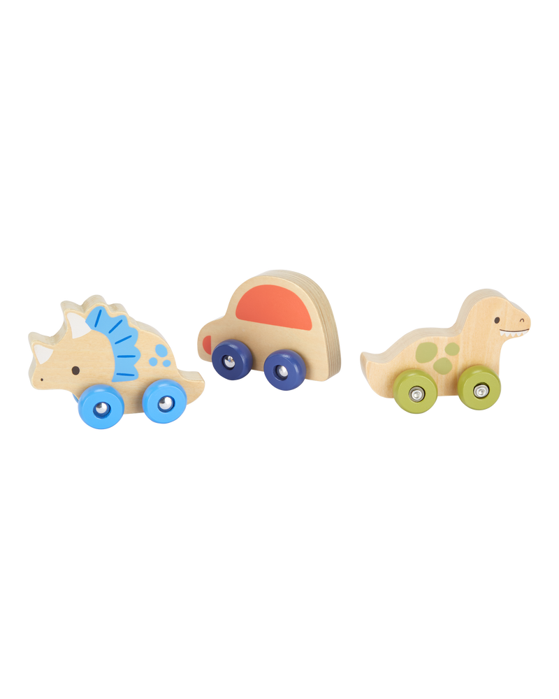 3-Pack Dinosaur Cars, image 1 of 1 slides