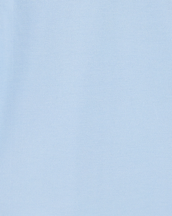 Kid Pique Uniform Polo Shirt - Light Blue, 