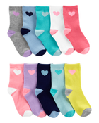 Kid 10-Pack Crew Socks, image 1 of 2 slides