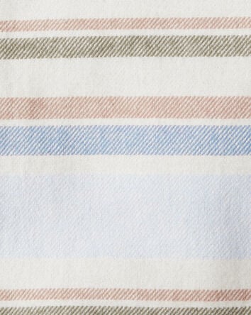 Baby Boy Striped Cotton Long-Sleeve Button-Down Shirt, 