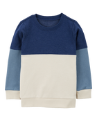 Toddler Colorblock Fleece Sweatshirt, image 1 of 3 slides