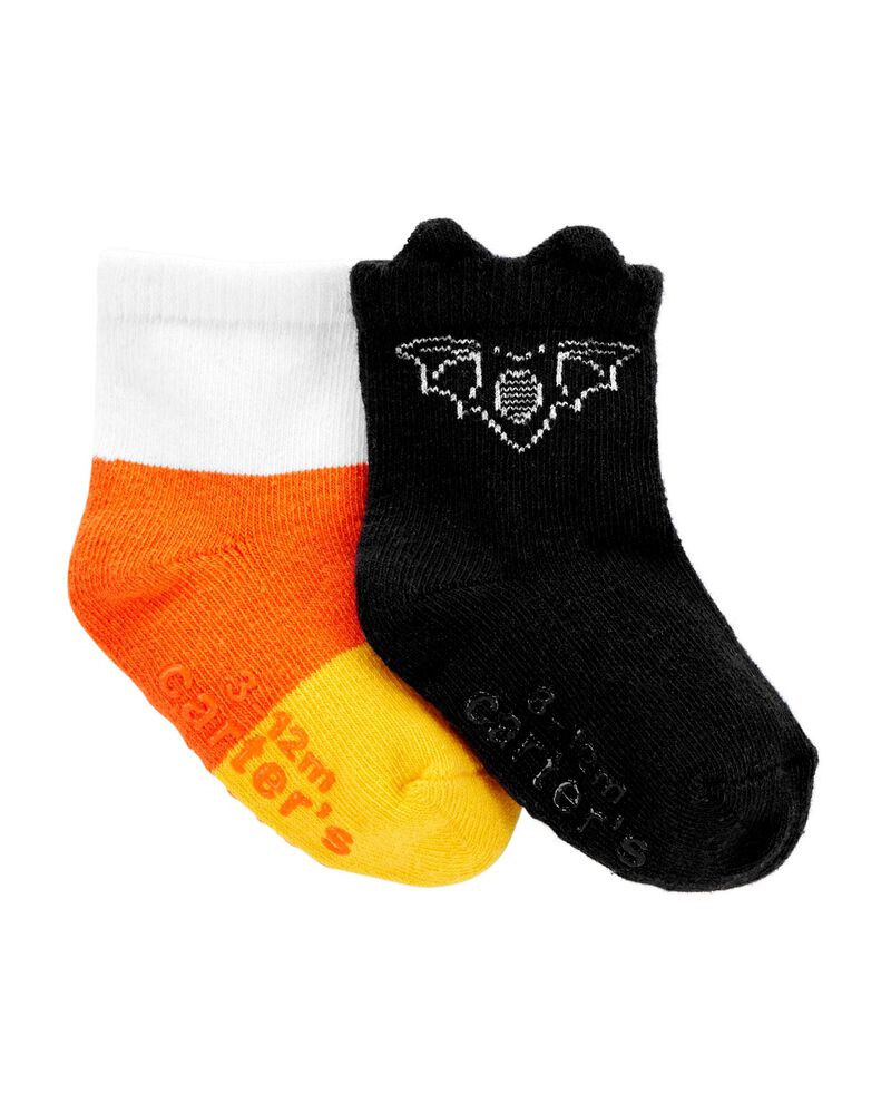 Baby 2-Pack Halloween Booties, image 1 of 2 slides