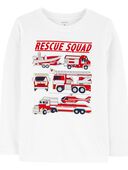 White - Rescue Squad Jersey Tee
