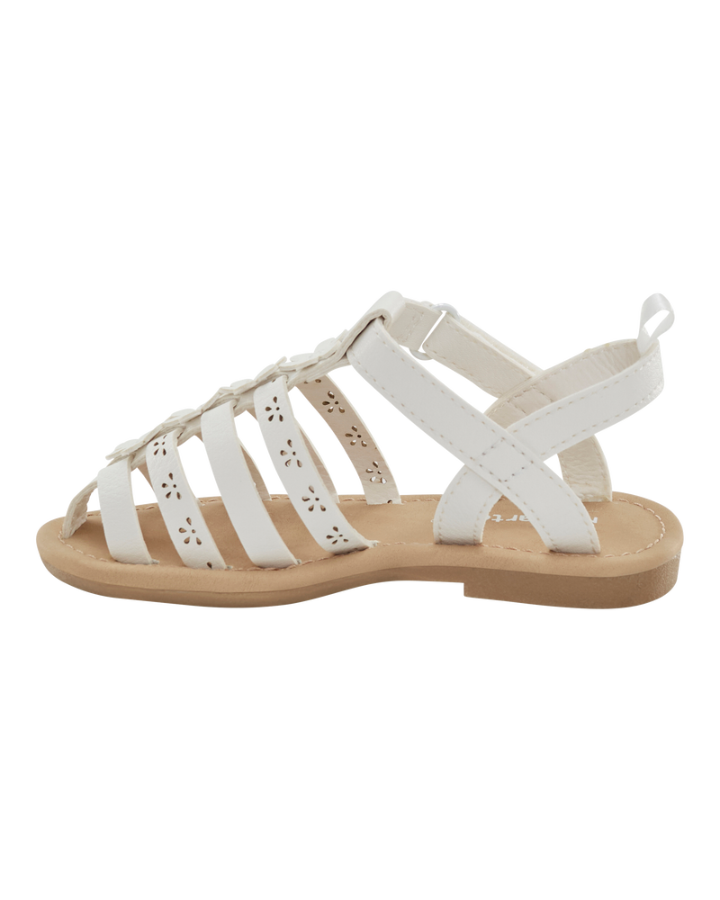 Toddler Casual Sandals - White, image 6 of 7 slides