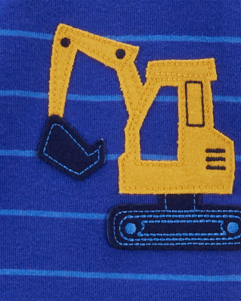Toddler 1-Piece Construction 100% Snug Fit Cotton Footie Pajamas, image 2 of 4 slides