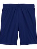 Navy - Kid Athletic Mesh Shorts