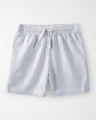 Kid 2-Piece Organic Cotton Gauze Checkered-Print Set, image 2 of 6 slides