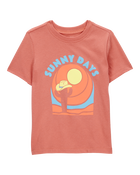 Toddler Sunny Days Short-Sleeve Graphic Tee - Orange, image 1 of 3 slides