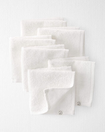 6-Pack Organic Cotton Washcloths, 