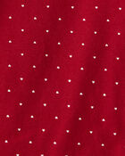 Baby Girl 4-Pack Leopard Print Cotton Long-Sleeve Multipack Bodysuits - Red/White, image 4 of 6 slides