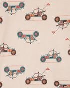 Kid 4-Piece Race Car 100% Snug Fit Cotton Pajamas, image 3 of 4 slides
