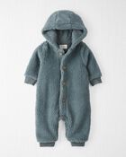 Baby Sherpa Jumpsuit Made with Recycled Materials , image 1 of 4 slides