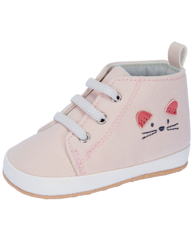 Baby Cat High Top Sneaker Baby Shoes, image 6 of 7 slides
