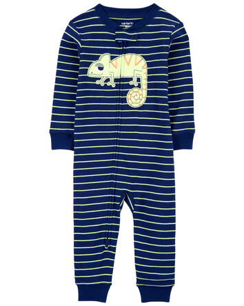 Baby 1-Piece Chameleon 100% Snug Fit Cotton Pajamas, 