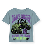 Toddler Monster Jam™ Grave Digger Short-Sleeve Graphic Tee - Blue, image 1 of 2 slides