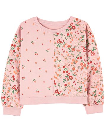 Toddler Floral French Terry Sweatshirt, 