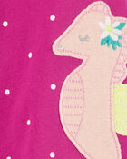 Baby Seahorse Snap-Up Cotton Romper, image 2 of 3 slides