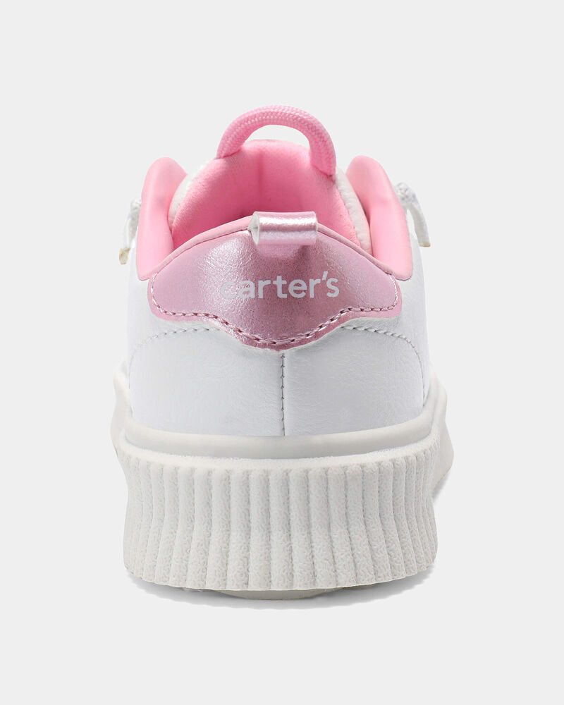 Toddler Girl Charm Casual Shoes - White/Pink, image 3 of 6 slides
