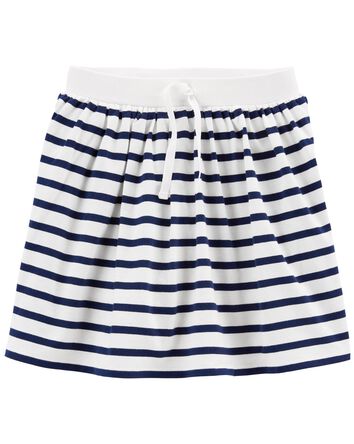 Striped Jersey Skort, 