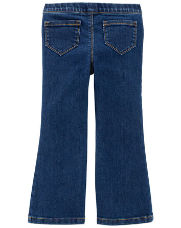 Baby Flare Pull-On Denim Jeans, 