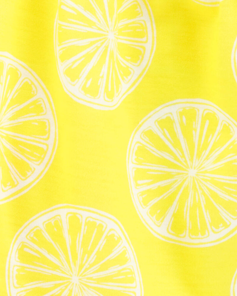 Toddler 2-Piece Lemon Loose Fit Pajama Set, image 2 of 2 slides
