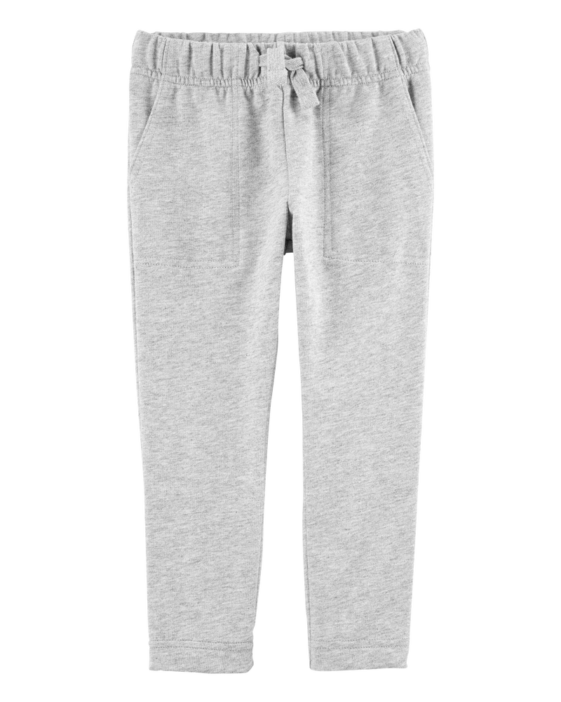 Baby French Terry Pull-On Pants, image 1 of 2 slides
