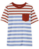 Kid 2-Piece Striped Pocket Tee & Pull-On All Terrain Shorts Set

, image 3 of 5 slides