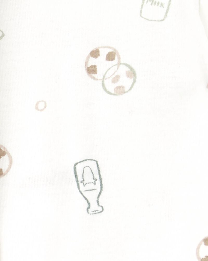 Baby 7-Pack Milk & Cookies Short-Sleeve Bodysuits, image 5 of 10 slides