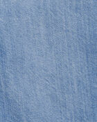 Toddler Denim Shortalls - Blue, image 3 of 5 slides
