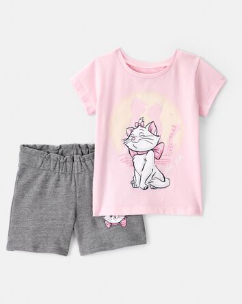 Baby Girl 2-Piece Aristocats Outfit Set, 