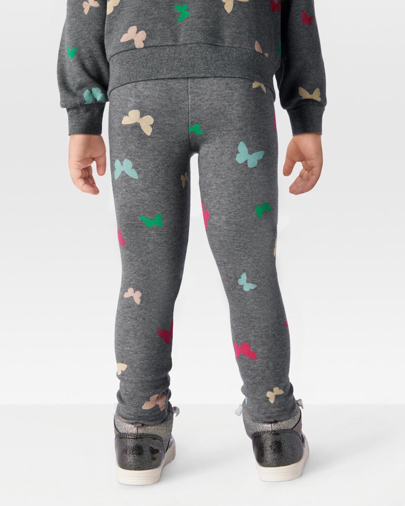 Toddler Butterfly Cozy Leggings, image 2 of 7 slides