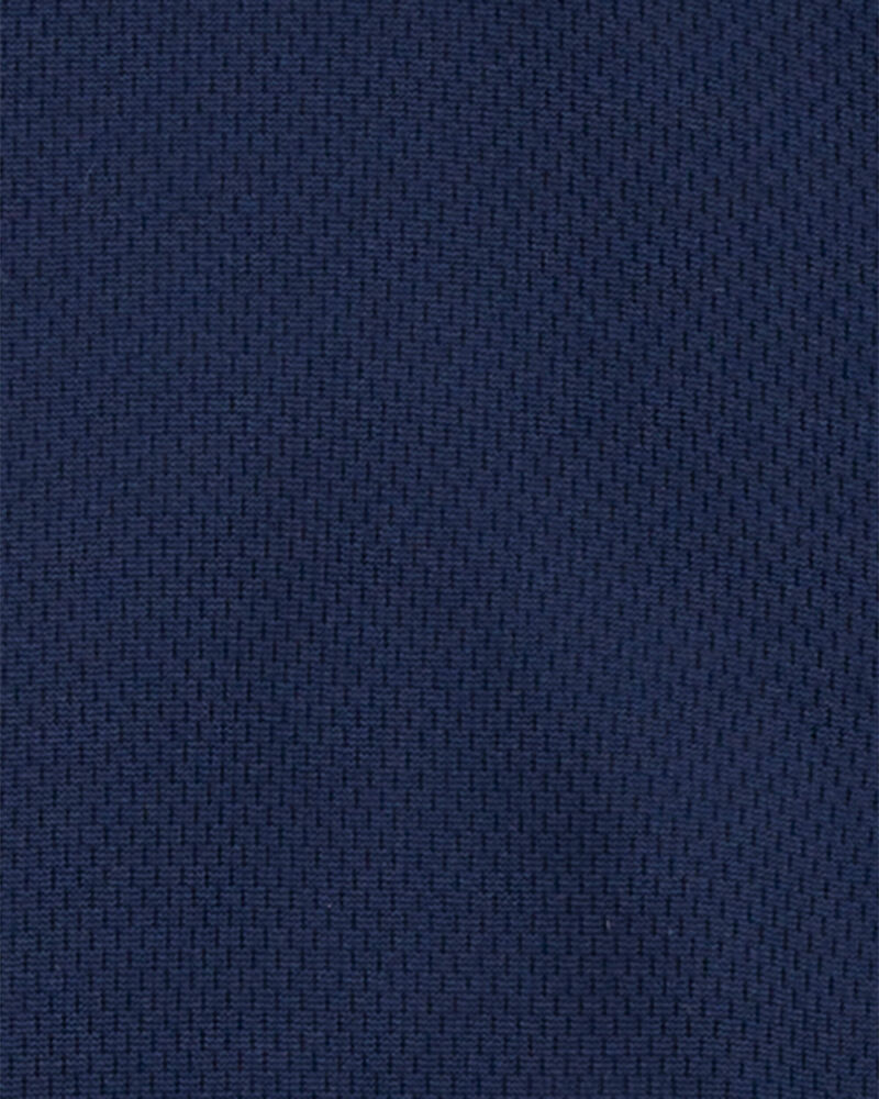 Kid Colorblock Active Mesh Knit Jacket - Navy, image 2 of 3 slides