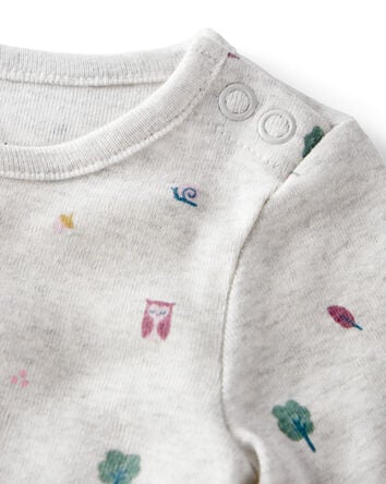 Baby 2-Pack Organic Cotton Bodysuits, 
