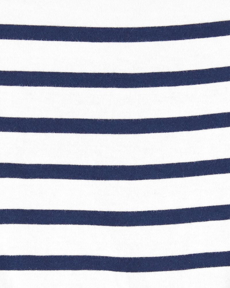 Toddler Striped Tie-Front Tee, image 2 of 3 slides