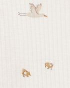 Baby 2-Piece Bird Print Long-Sleeve Tee & Pant Set, image 2 of 4 slides