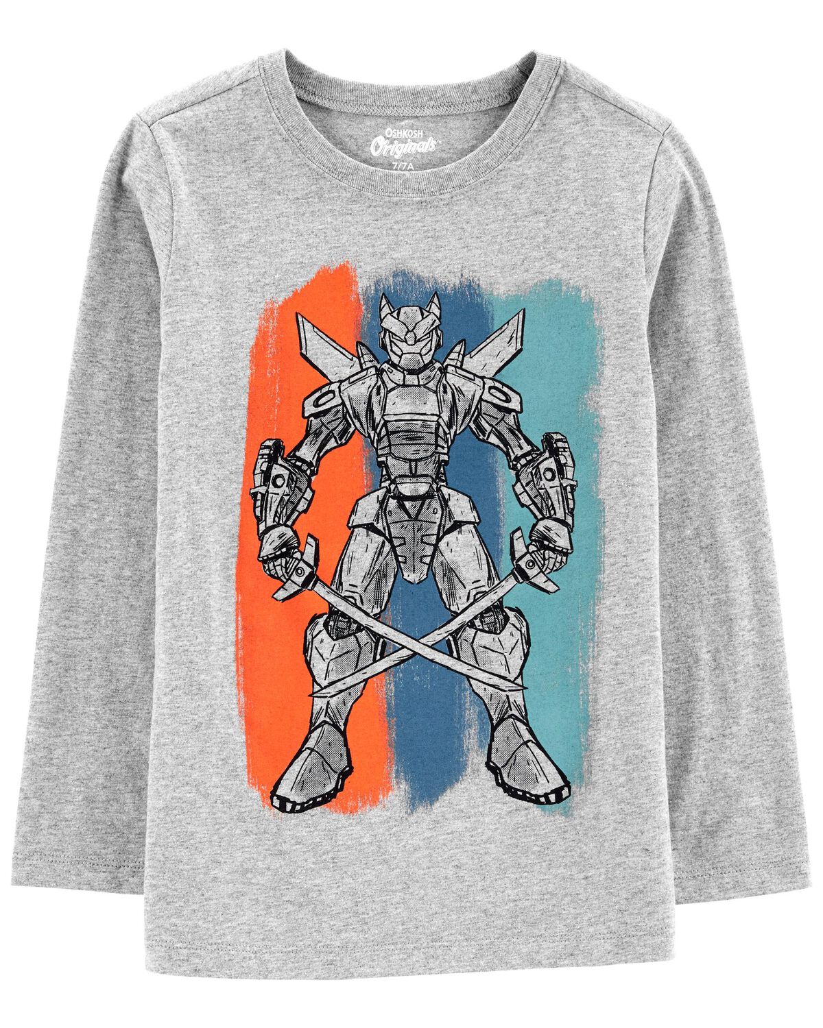 Grey Kid Graphic Graphic Tee