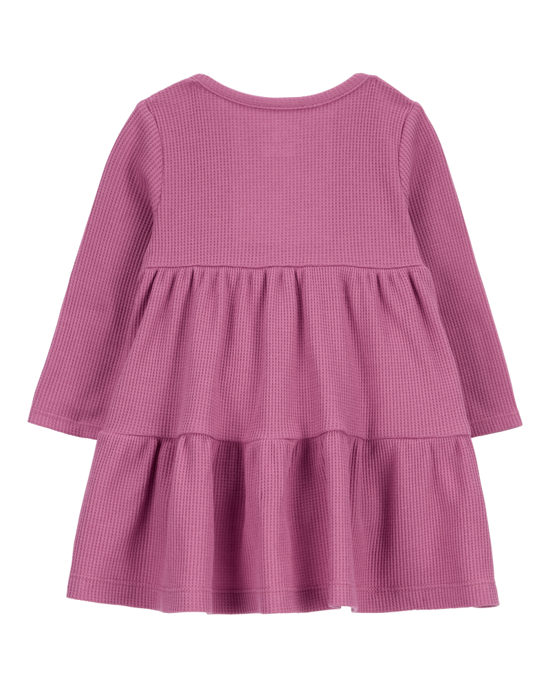 Baby Tiered Thermal Dress, image 2 of 5 slides